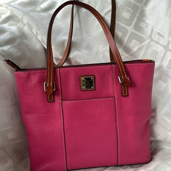 Vivid Pink Dooney & Bourke Handbag - Picture 1 of 10